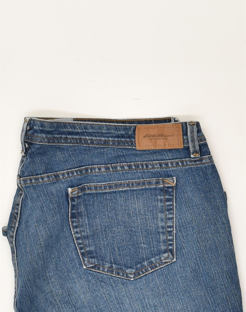 EDDIE BAUER Womens Bootcut Jeans US 18 2XL W38 L32 Blue Cotton | Vintage Eddie Bauer | Thrift | Second-Hand Eddie Bauer | Used Clothing | Messina Hembry 