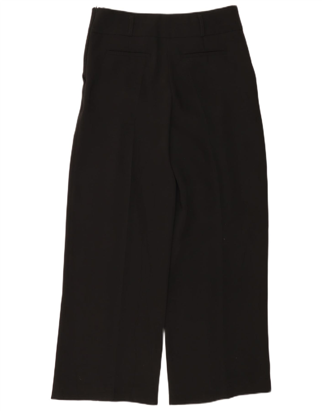 REISS Womens High Waist Casual Trousers UK 12 Medium W32 L30 Black