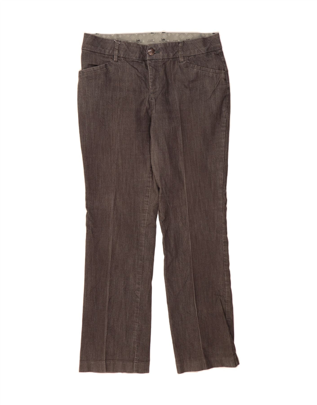 LEE Womens Platinum Label Casual Trousers US 12 Large W32 L31 Grey Vintage Lee and Second-Hand Lee from Messina Hembry 