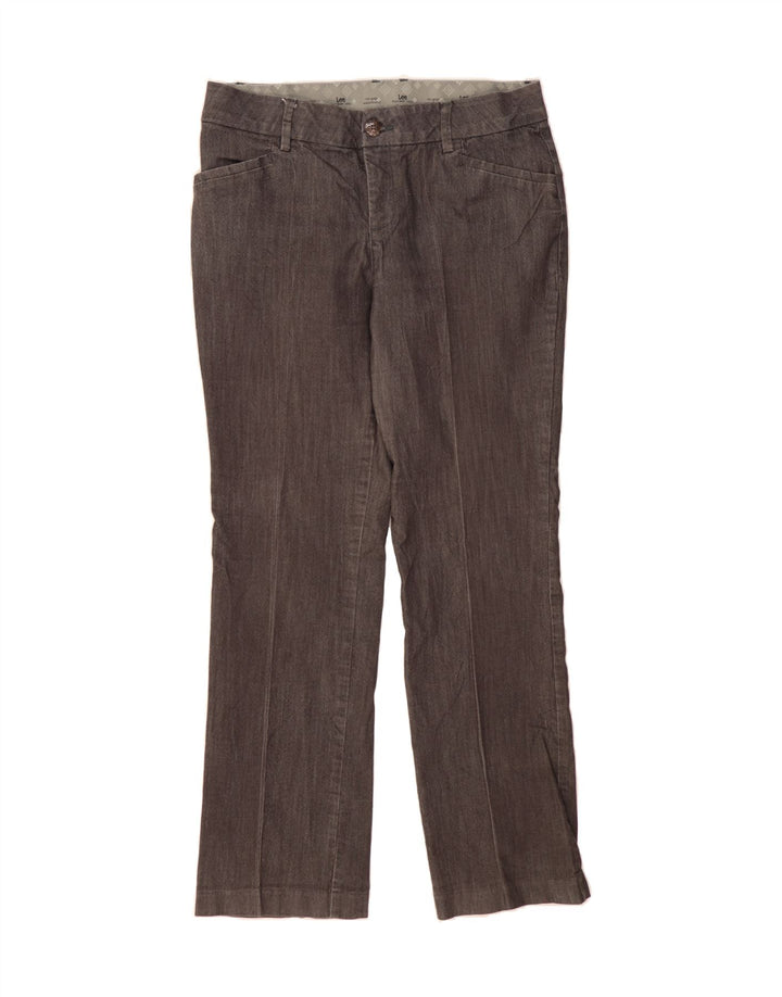LEE Womens Platinum Label Casual Trousers US 12 Large W32 L31 Grey Vintage Lee and Second-Hand Lee from Messina Hembry 