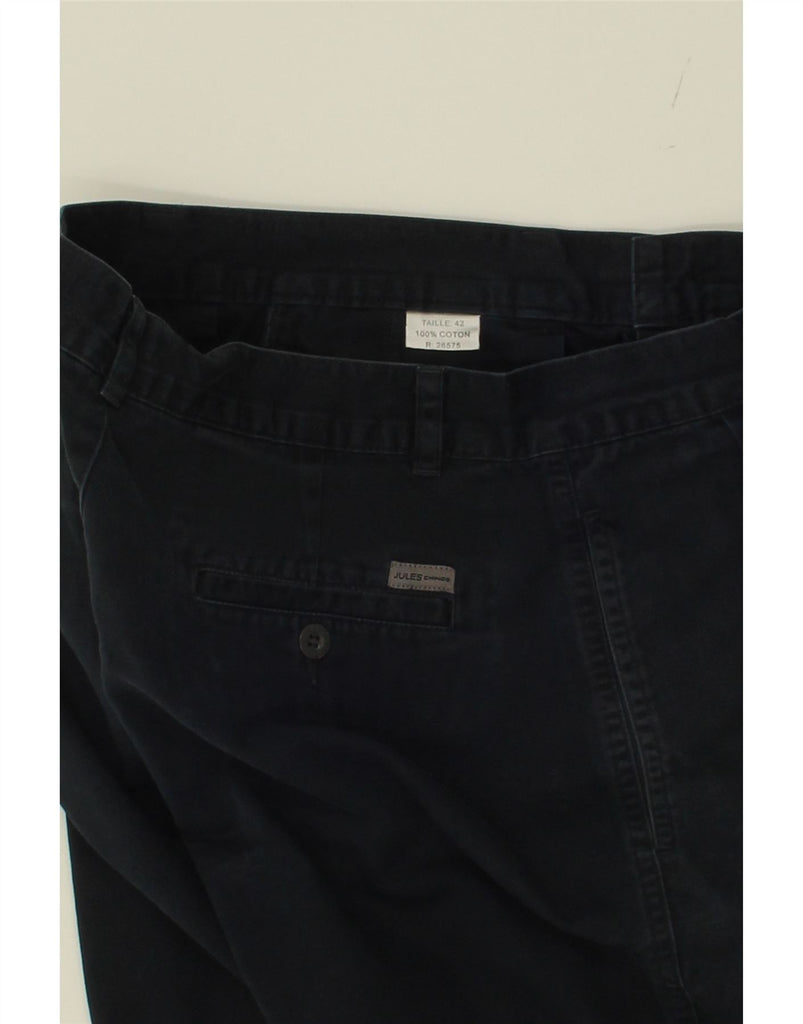 JULES Womens Chino Shorts IT 42 Medium W30  Navy Blue Cotton Vintage Jules and Second-Hand Jules from Messina Hembry 