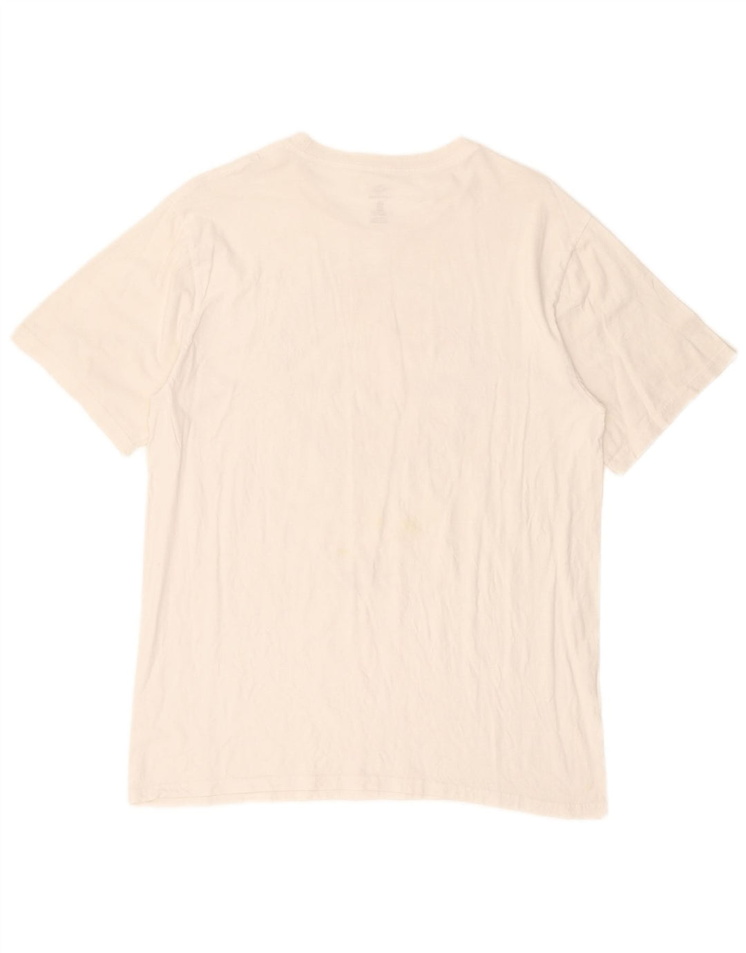 Converse Mens Graphic T-Shirt Top Large Off White