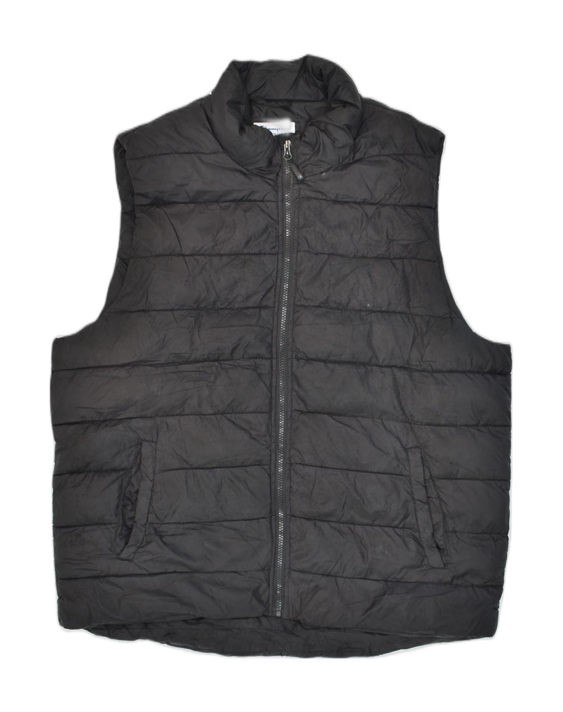 CHAMPION Mens Padded Gilet UK 42 XL Black Polyester | Vintage Champion | Thrift | Second-Hand Champion | Used Clothing | Messina Hembry 