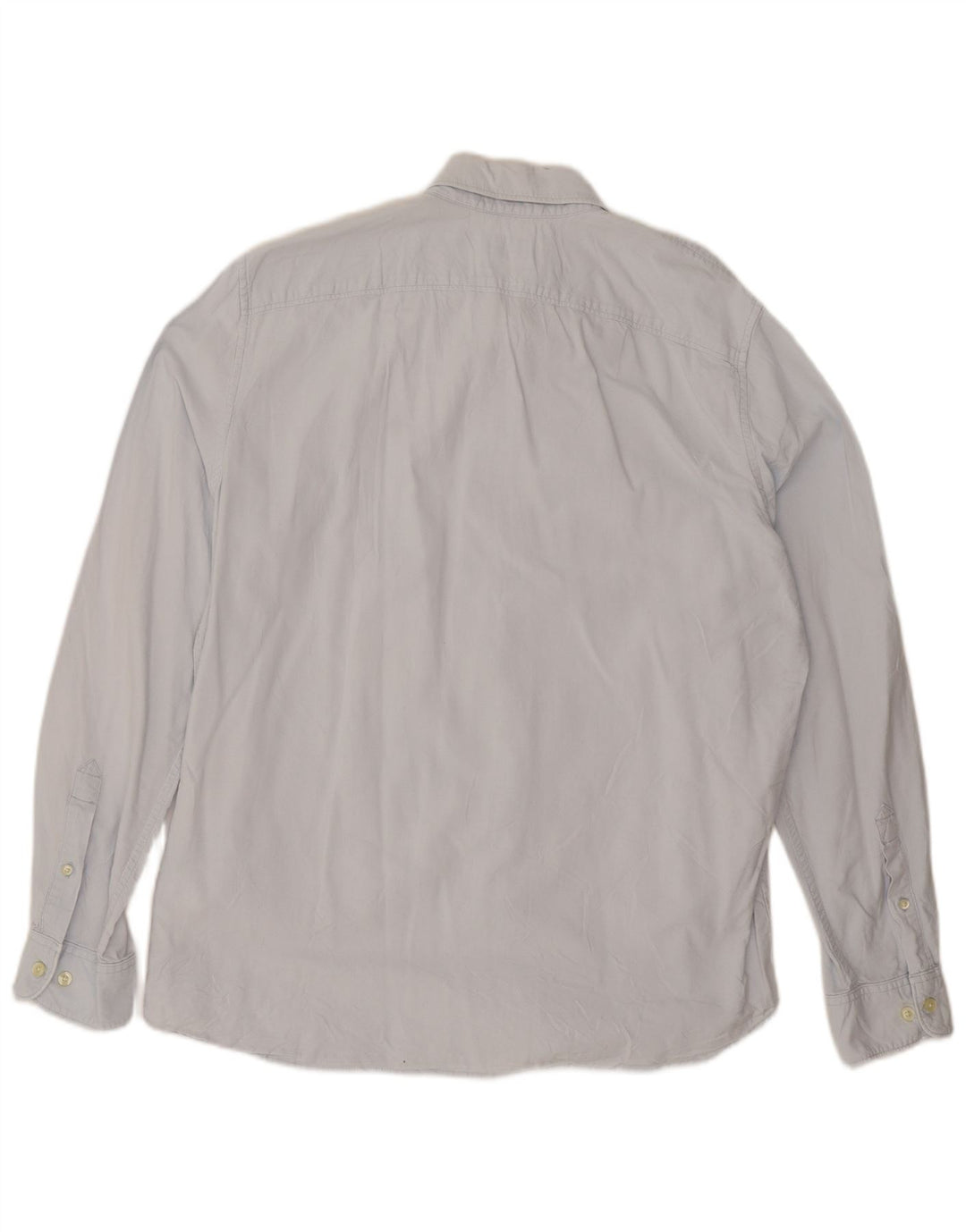 Timberland Mens Slim Fit Shirt XL Blue Cotton