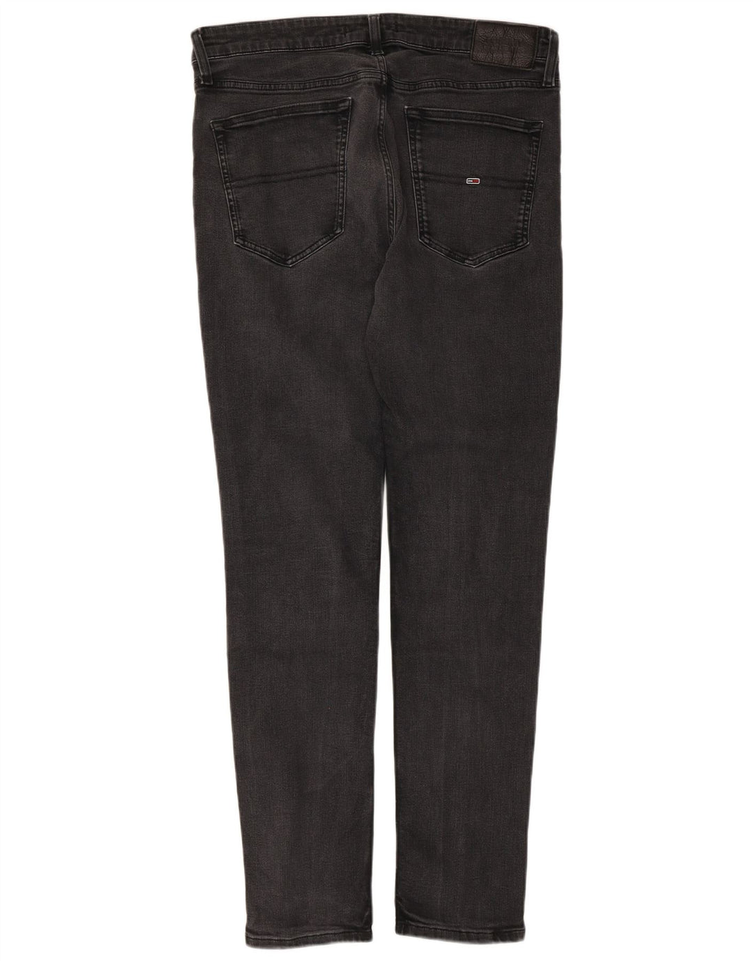 Tommy Hilfiger Mens Slim Jeans W36 L30 Black Cotton