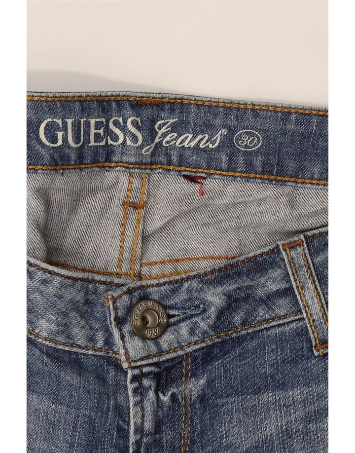 GUESS Womens Skinny Jeans W30 L30 Blue Cotton Vintage Guess and Second-Hand Guess from Messina Hembry 