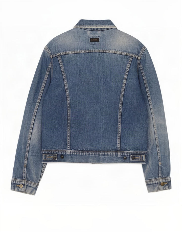 Lee Mens Denim Jacket UK 42 XL Blue