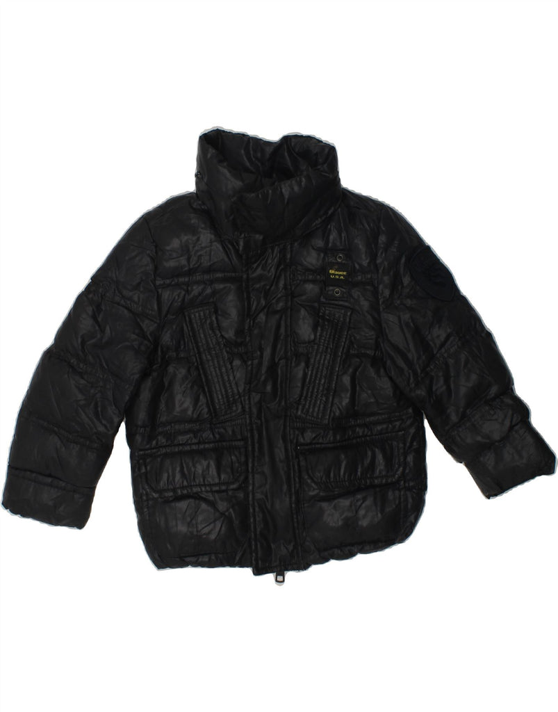 BLAUER Baby Boys Padded Jacket 18-24 Months Black Polyester | Vintage Blauer | Thrift | Second-Hand Blauer | Used Clothing | Messina Hembry 