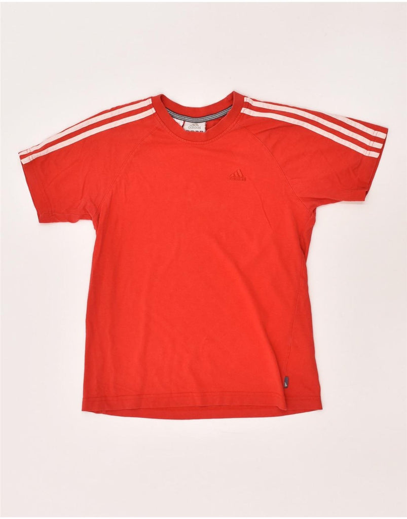 ADIDAS Boys T-Shirt Top 11-12 Years Red Cotton | Vintage Adidas | Thrift | Second-Hand Adidas | Used Clothing | Messina Hembry 