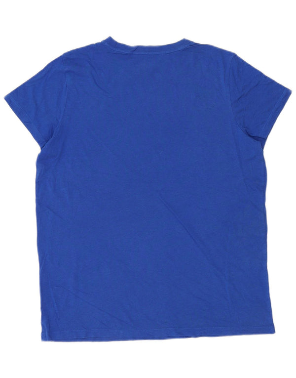 Under Armour Mens Heat Gear Graphic T-Shirt Top Large Blue