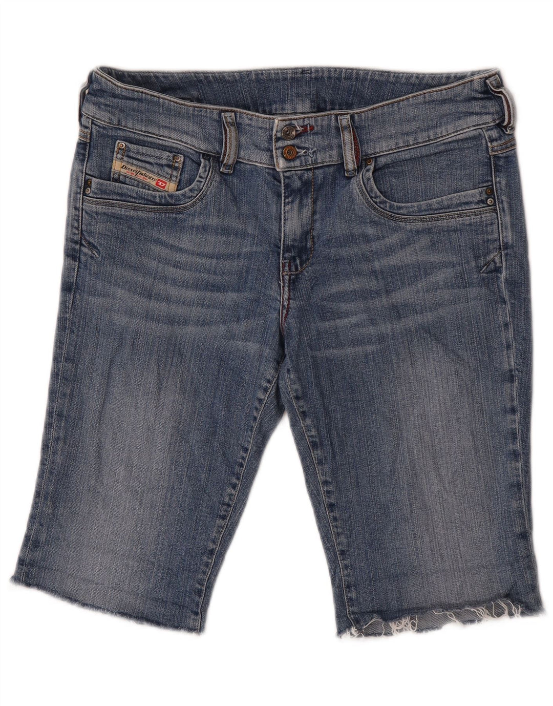 Diesel Womens Denim Shorts W32 Large Blue Cotton