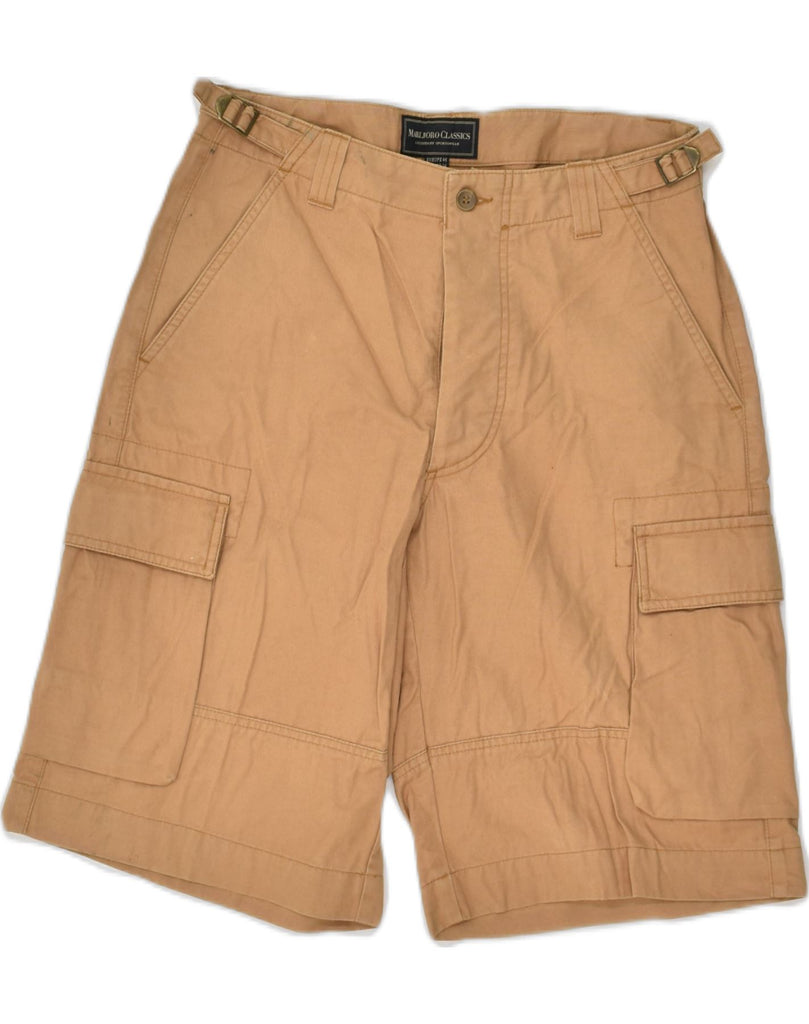 MARLBORO CLASSICS Mens Cargo Shorts IT 46 Small W28  Brown Cotton | Vintage Marlboro Classics | Thrift | Second-Hand Marlboro Classics | Used Clothing | Messina Hembry 