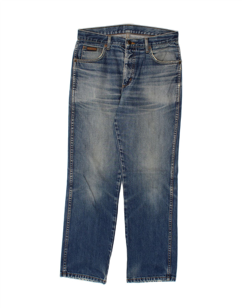 WRANGLER Mens Texas Straight Jeans W32 L30 Blue Cotton Vintage Wrangler and Second-Hand Wrangler from Messina Hembry 