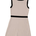 Zara Womens Sleeveless A-Line Dress UK 14 Medium White Viscose