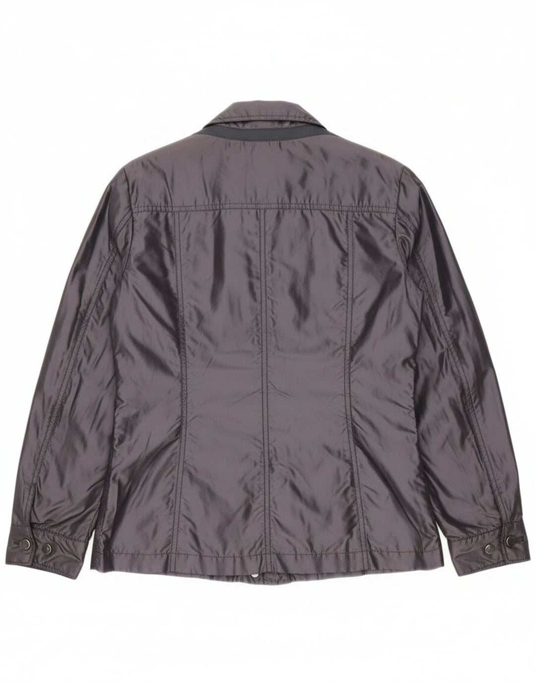 Geox Womens Oversized Utility Jacket UK 10 Small Navy Blue Polyamide