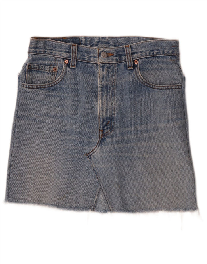 Levi's Womens Denim Skirt W31 Medium Blue