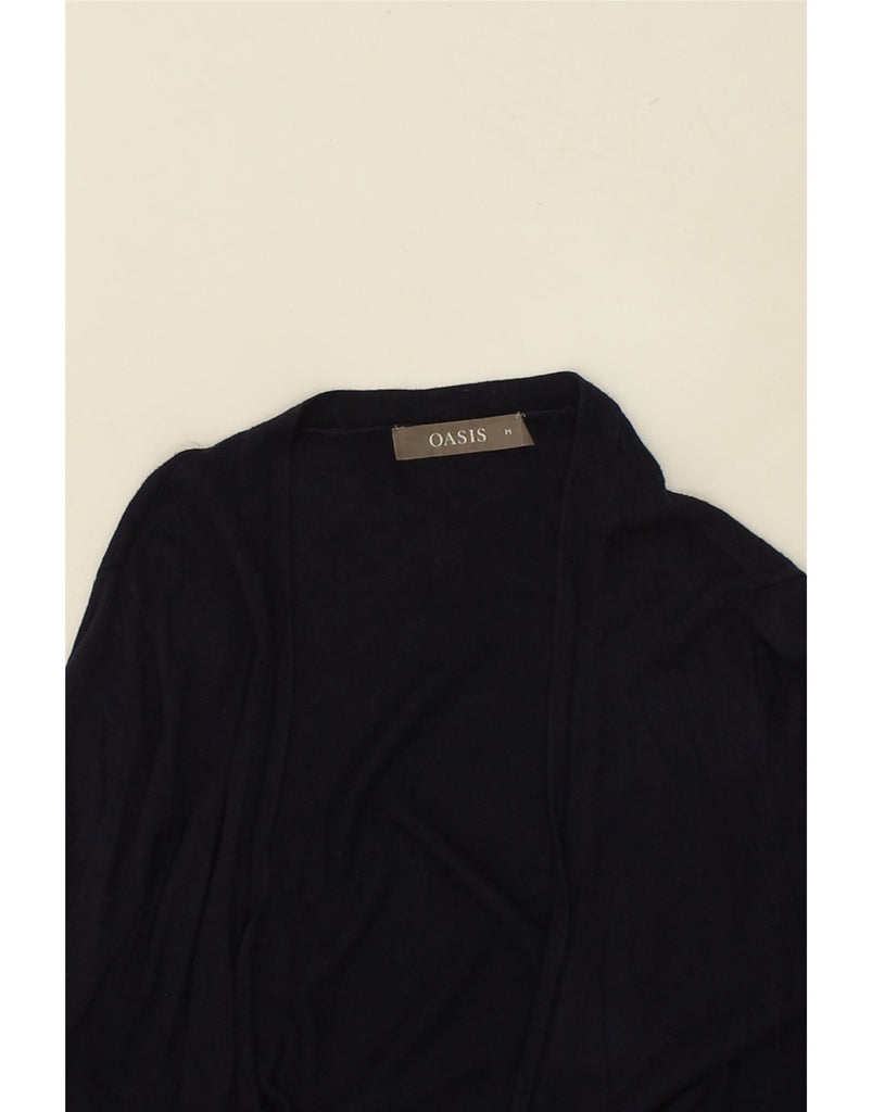 OASIS Womens Longline Cardigan Sweater UK 12 Medium Navy Blue Cotton | Vintage Oasis | Thrift | Second-Hand Oasis | Used Clothing | Messina Hembry 