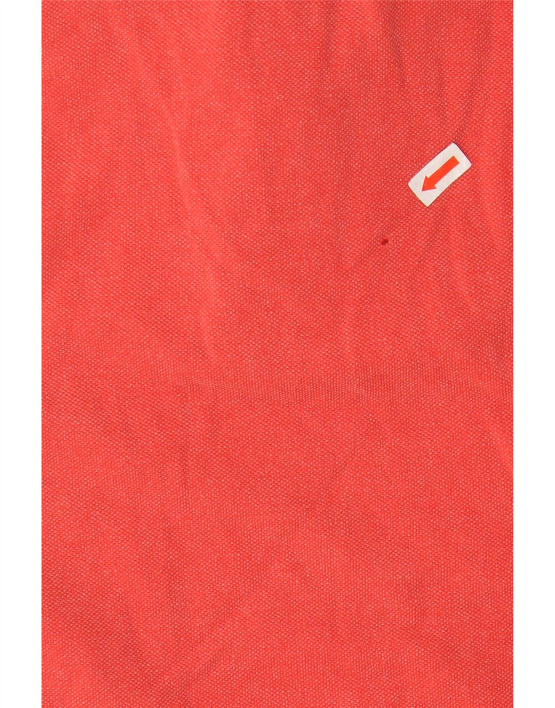 NAPAPIJRI Mens Geographic Graphic Polo Shirt Small Red Cotton