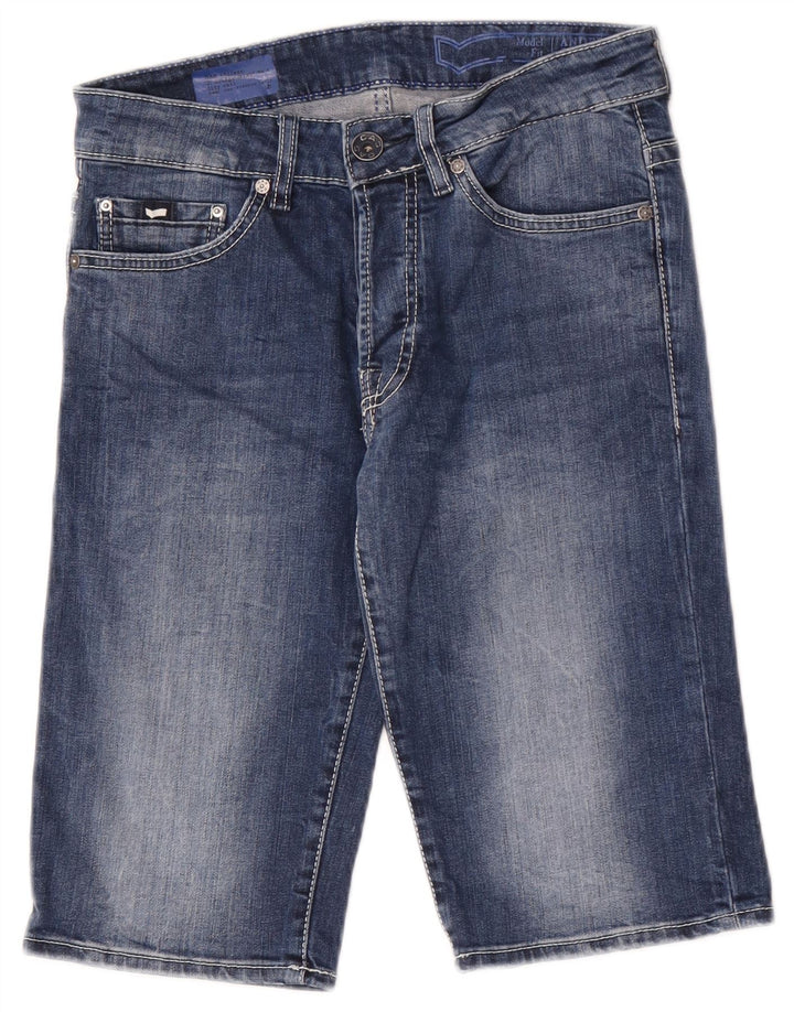 Gas Mens Denim Bermuda Shorts W30 Medium Blue