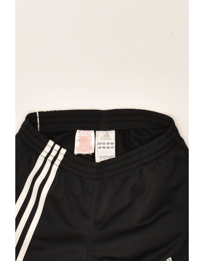 ADIDAS Boys Tracksuit Trousers Joggers 11-12 Years Black Polyester | Vintage Adidas | Thrift | Second-Hand Adidas | Used Clothing | Messina Hembry 