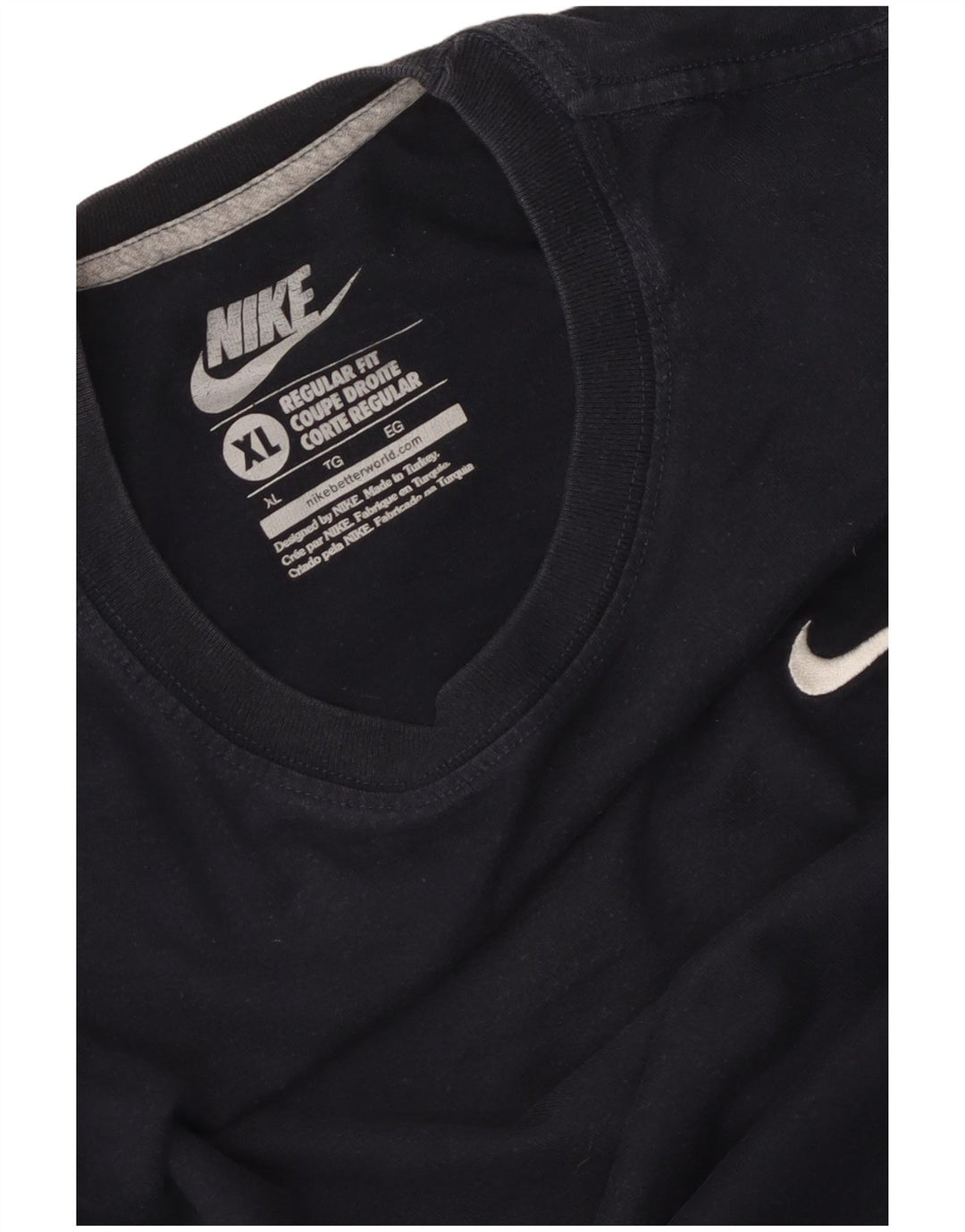 Nike Mens T-Shirt Top XL Navy Blue