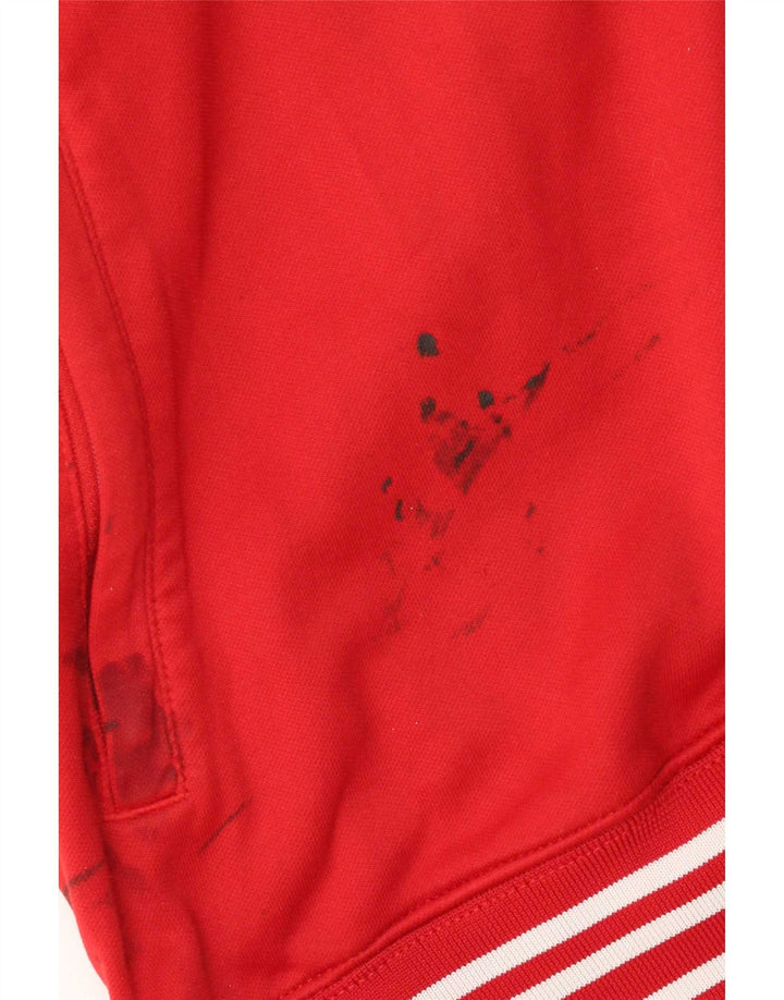 Nike Mens Tracksuit Top Jacket Large Red Polyester