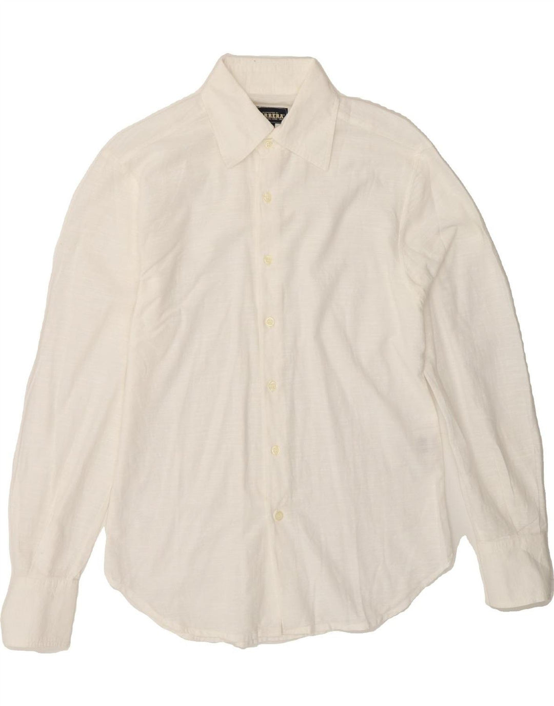 CARRERA Mens Shirt Small White Cotton Vintage Carrera and Second-Hand Carrera from Messina Hembry 