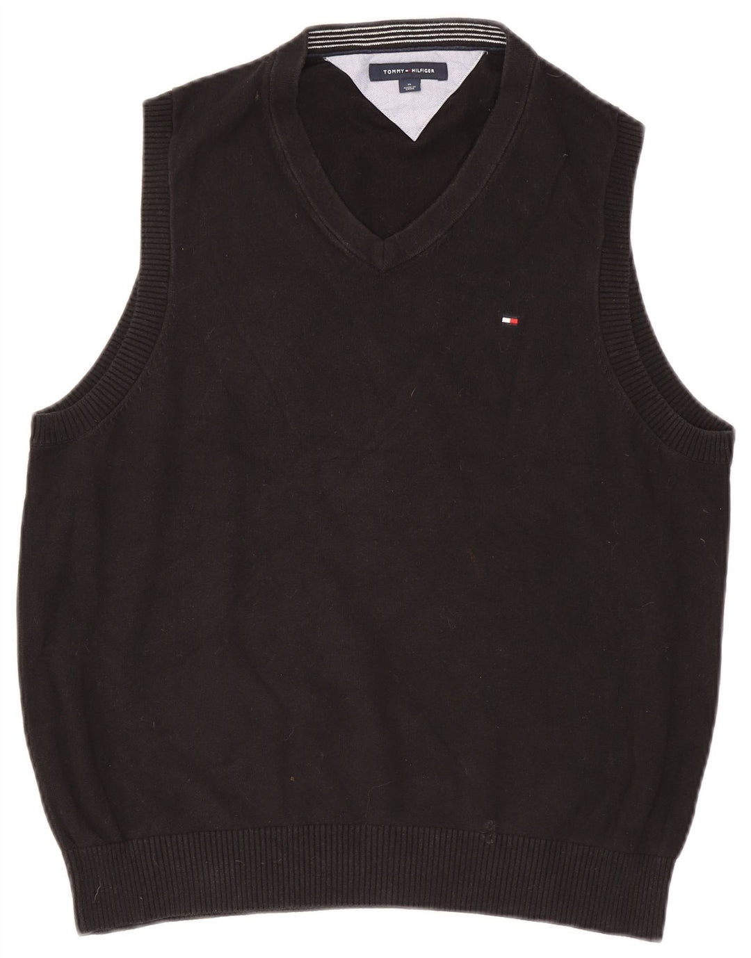 Tommy Hilfiger Mens Vest Tank Top Medium Black