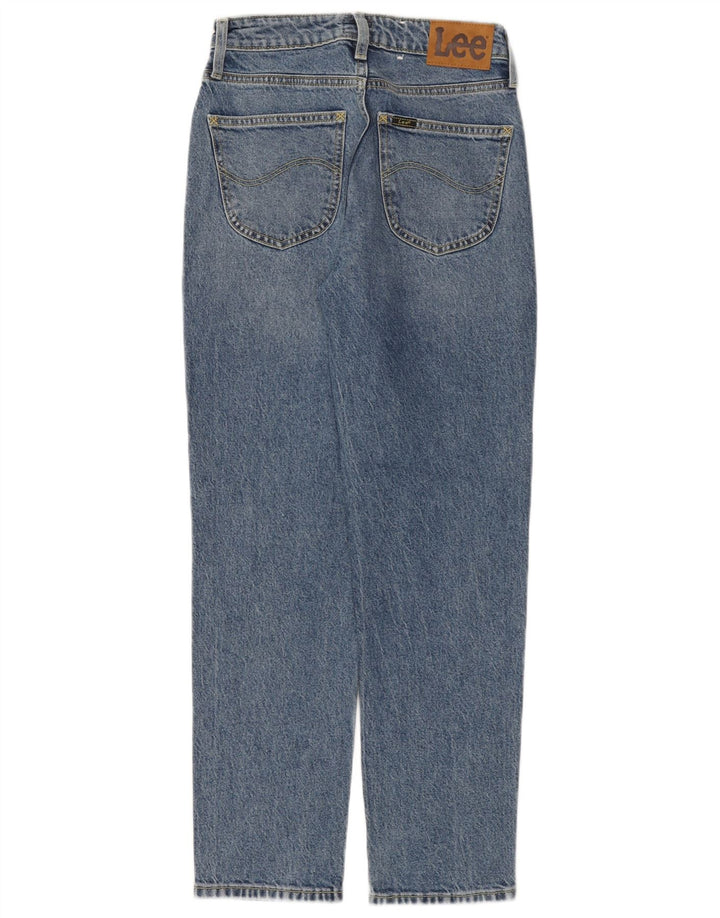 Lee Womens Carol Slim Jeans W25 L27 Blue Cotton