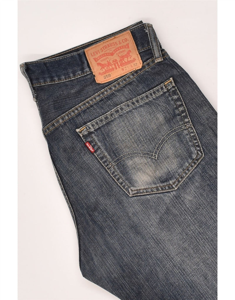 LEVI'S Mens 559 Straight Jeans W31 L29 Blue Cotton | Vintage Levi's | Thrift | Second-Hand Levi's | Used Clothing | Messina Hembry 