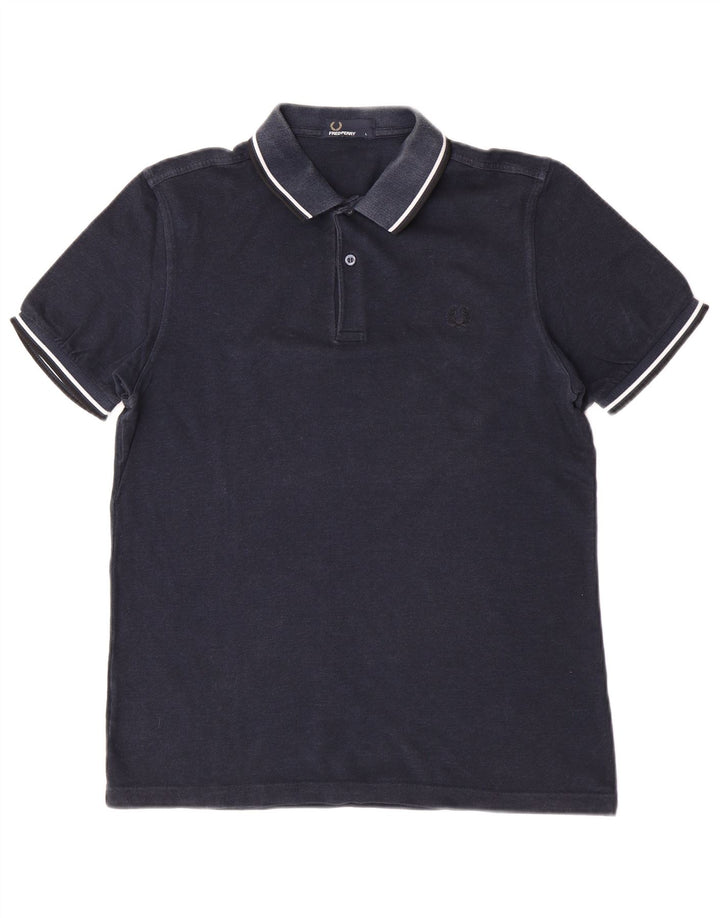Fred Perry Mens Polo Shirt Large Navy Blue