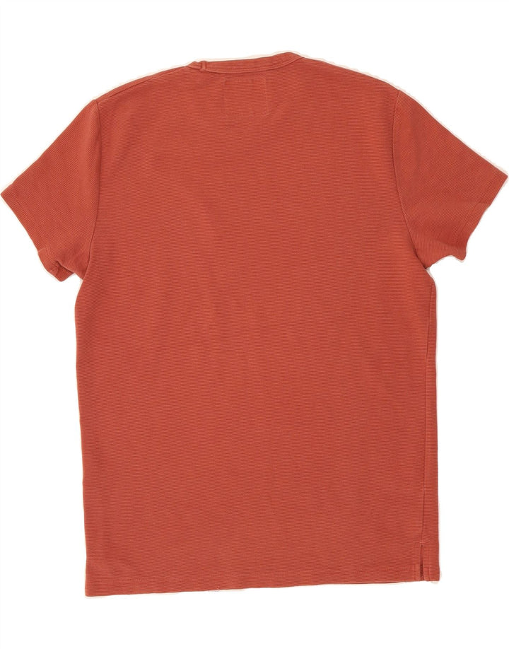 HOLLISTER Mens T-Shirt Top Medium Burgundy Cotton Vintage Hollister and Second-Hand Hollister from Messina Hembry 