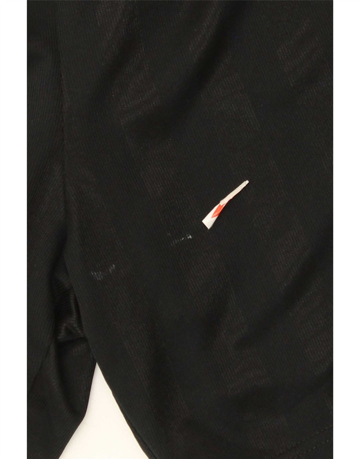 Nike Mens Sport Shorts Medium Black Striped Polyester