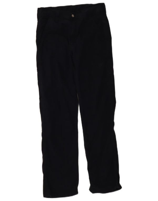 Carhartt Mens Straight Cargo Trousers W28 L32 Navy Blue Cotton