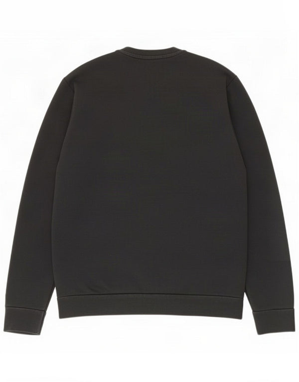 Adidas Womens Graphic Sweatshirt Jumper UK 16/18 Large Black Cotton