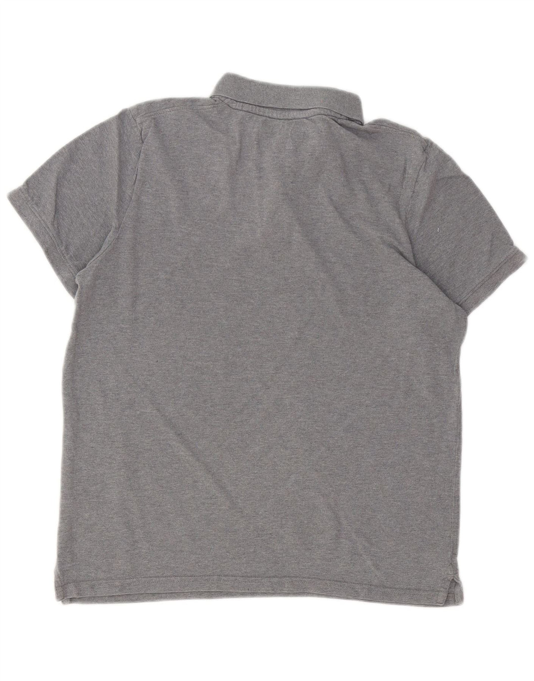Jack & Jones Mens Polo Shirt Medium Grey Flecked Cotton