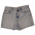 ZARA Womens Denim Shorts EU 46 2XL W36 Blue