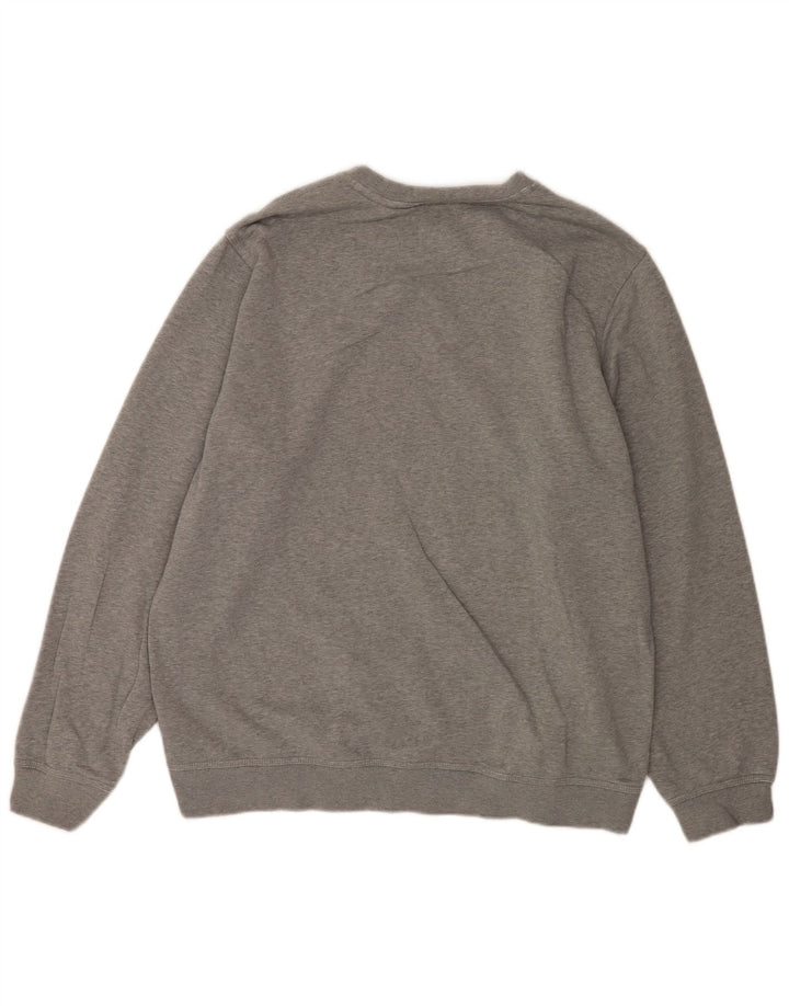 Nike Mens Sweatshirt Jumper 2XL Grey Cotton