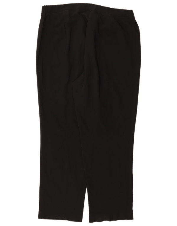Marks & Spencer Womens Autograph Casual Trousers UK 18 XL W38 L30 Black
