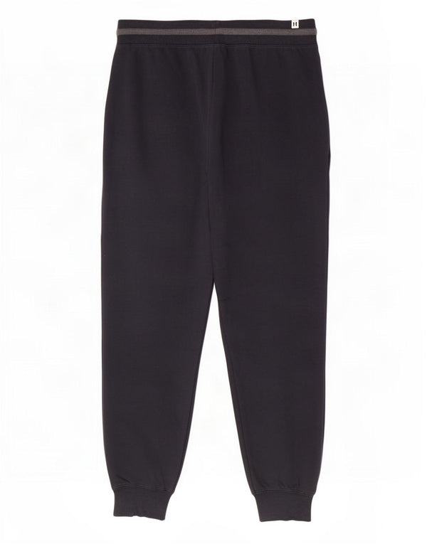 Puma Mens Graphic Tracksuit Trousers Joggers Large Black Cotton