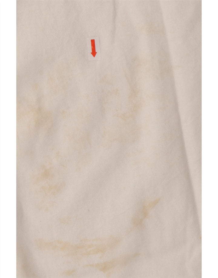 GIN TONIC Mens Shirt 2XL White Cotton Vintage Gin Tonic and Second-Hand Gin Tonic from Messina Hembry 