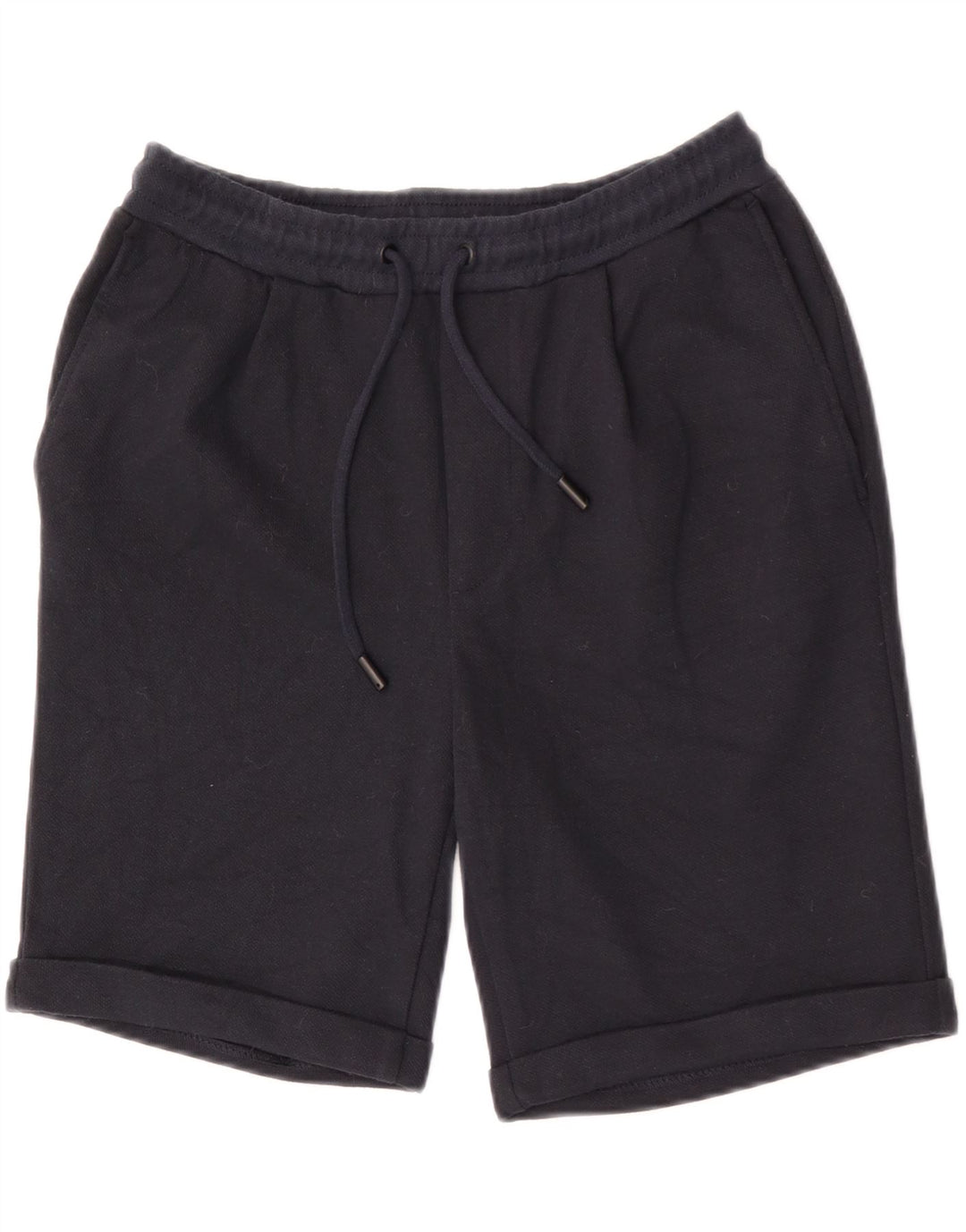 Zara Mens Sport Shorts Medium Navy Blue