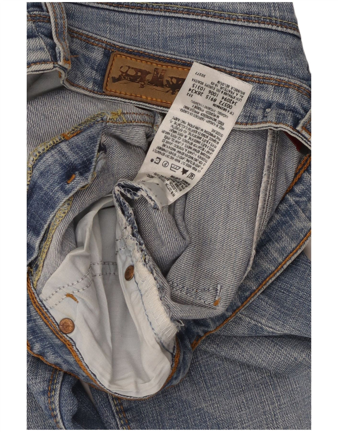 Levi's Womens 572 Bootcut Jeans W28 L34 Blue Cotton