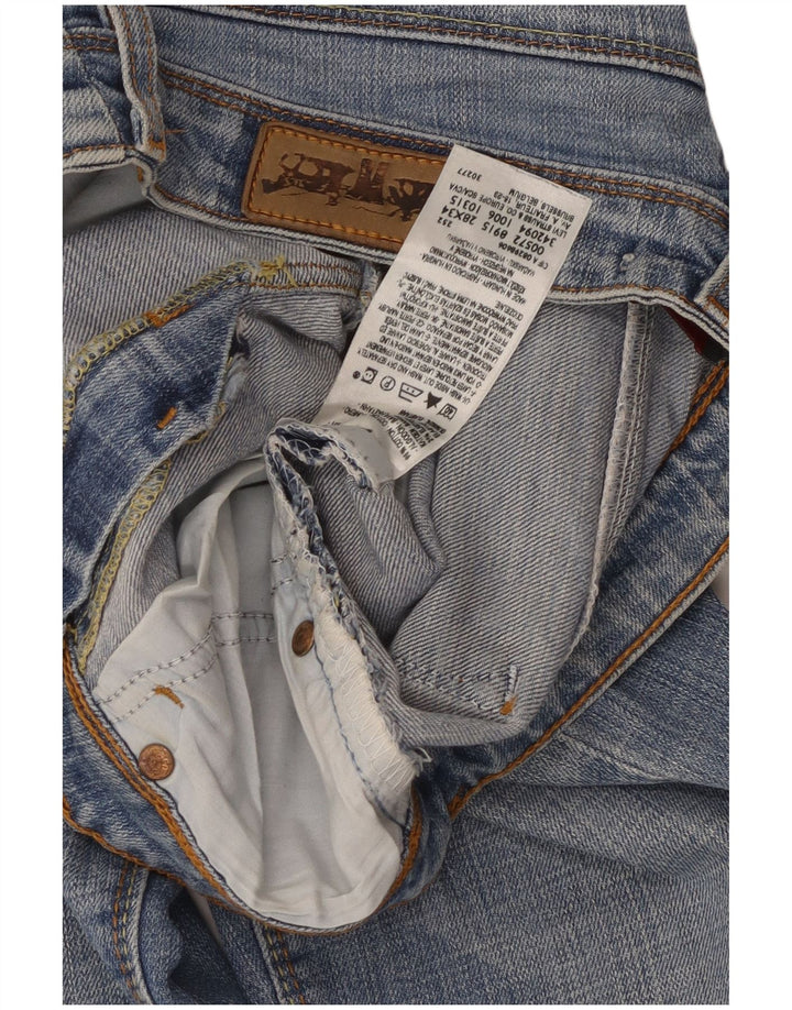 Levi's Womens 572 Bootcut Jeans W28 L34 Blue Cotton