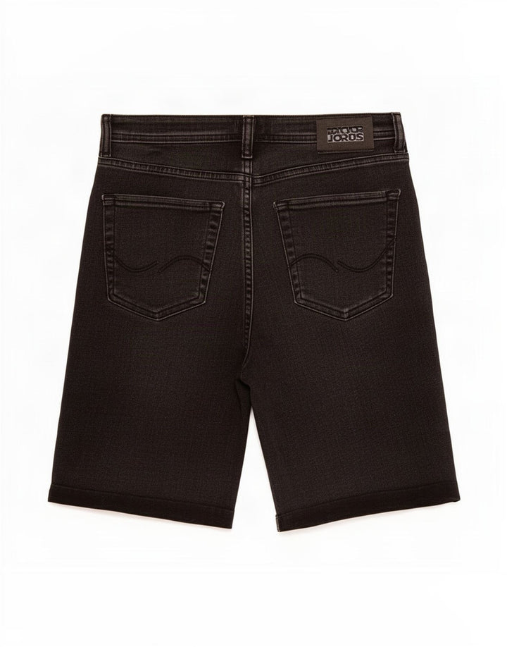 Jack & Jones Boys Regular Denim Shorts 14-15 Years W28 Black