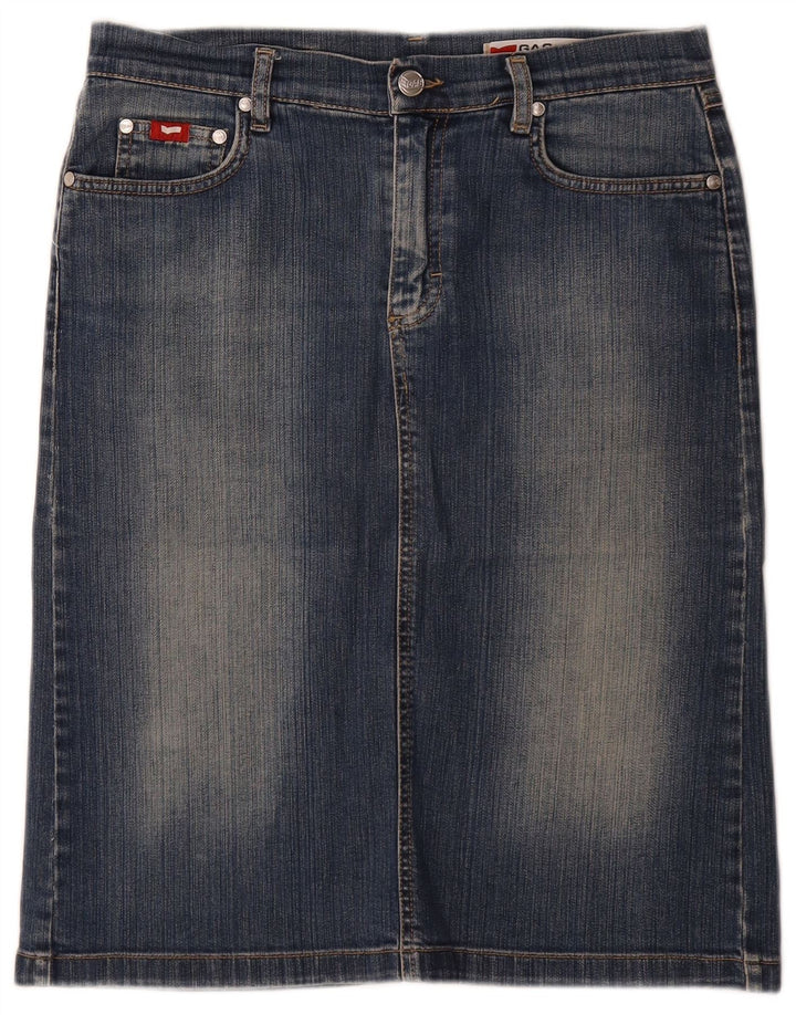 Gas Womens Denim Skirt Medium W30 Blue