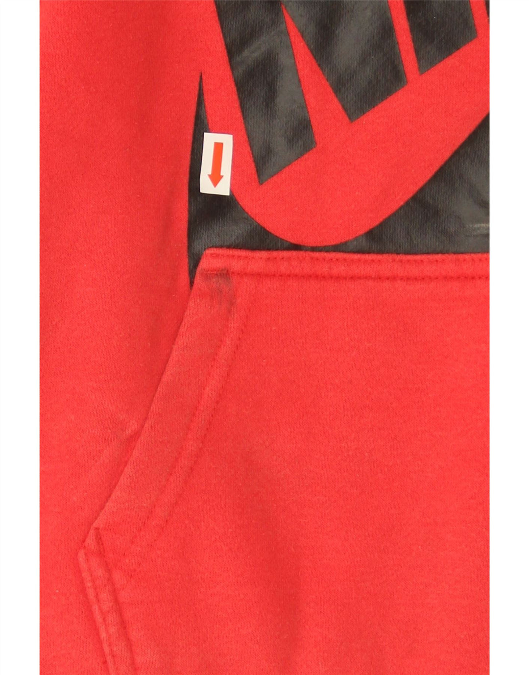 Nike Boys Graphic Hoodie Jumper 6-7 Years Large Red