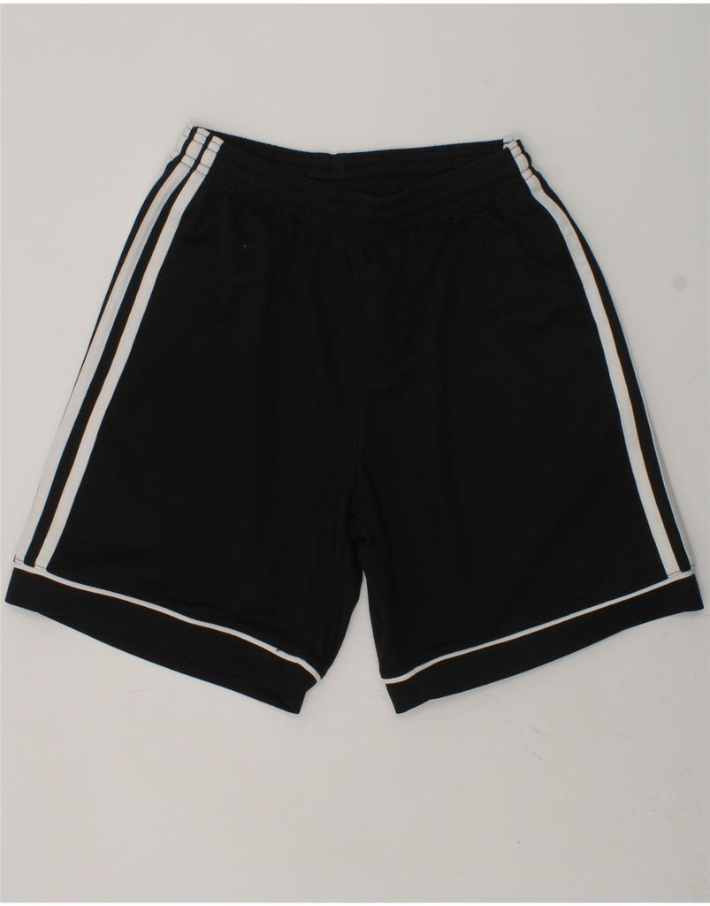 ADIDAS Boys Climalite Sport Shorts 11-12 Years Medium  Black Polyester | Vintage Adidas | Thrift | Second-Hand Adidas | Used Clothing | Messina Hembry 