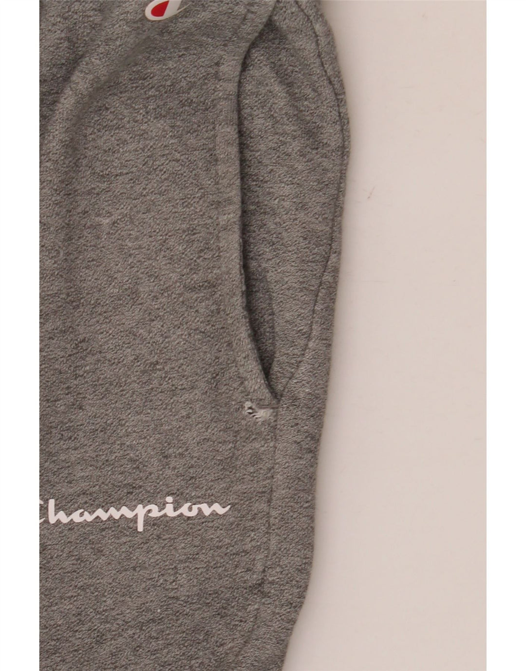 Champion Mens Tracksuit Trousers Joggers Medium  Grey Cotton