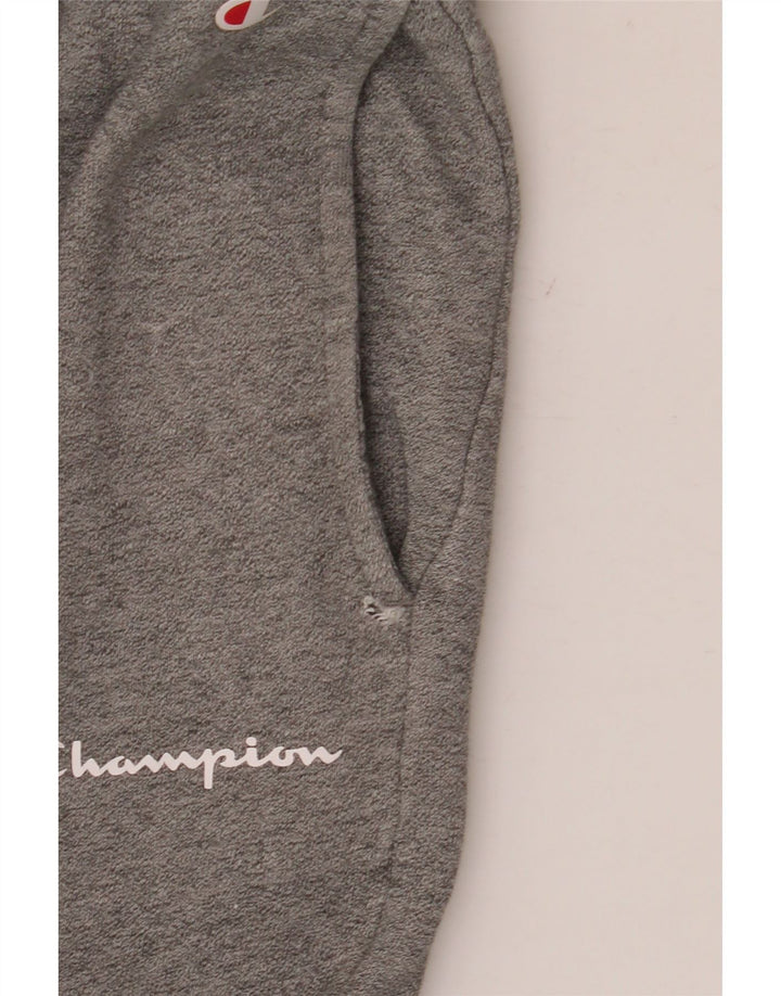 Champion Mens Tracksuit Trousers Joggers Medium  Grey Cotton